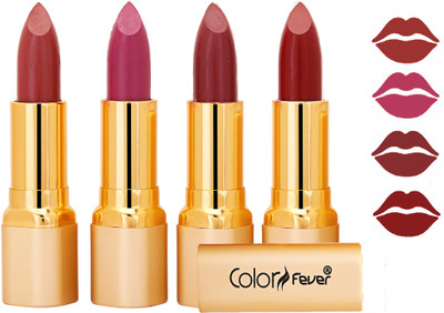 Color Fever Exclusive Long Lasting Intense Wear Matte Lipstick (Multicolor) 16(Mauve, Plum, Mauve, Mauve, 16.8 g)
Color Fever Exclusive Long Lasting Intense Wear Matte Lipstick (Multicolor) 16(Mauve, Plum, Mauve, Mauve, 16.8 g)