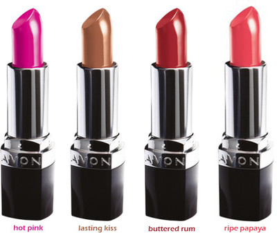 Avon Ultra Color Lipstick Spf 15 ( set of 4 of 3.8 g each) - Hot Pink/ Buttered Rum/ Ripe Papaya/ Lasting Kiss(Hot Pink, Buttered Rum, Ripe Papaya, Lasting Kiss, 15.2 g)
Avon Ultra Color Lipstick Spf 15 ( set of 4 of 3.8 g each) - Hot Pink/ Buttered Rum/ Ripe Papaya/ Lasting Kiss(Hot Pink, Buttered Rum, Ripe Papaya, Lasting Kiss, 15.2 g)