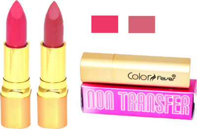Color Fever Lipstick Pink Set 151(Wine, Pink, 8.4 g)