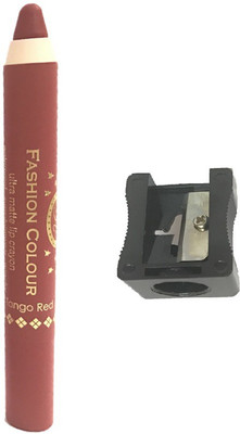 Fashion Colour Ultra Matte Lip Crayon Tango Red(08, 2.8 g)