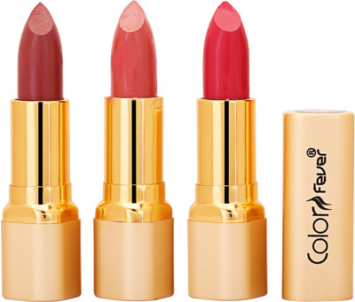 Color Fever Non Transfer Premium Soft Matte Lipstick Set of 3 ( Mauve Peach Neon Colors) 016(Multicolor, 12.6 g)
Color Fever Non Transfer Premium Soft Matte Lipstick Set of 3 ( Mauve Peach Neon Colors) 016(Multicolor, 12.6 g)