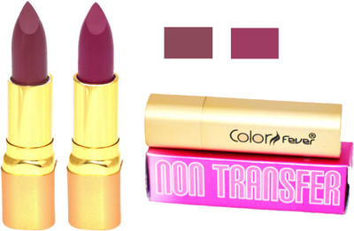 Color Fever Plum Non Transfer Matte Lipstick-24(Purple, Plum, 8.4 g)
