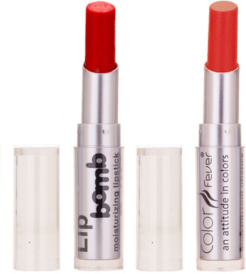 Color Fever Creamy Matte Limited Offer77160252Red, Orange Lipstick Set(Red, Orange, 6.4 g)
Color Fever Creamy Matte Limited Offer77160252Red, Orange Lipstick Set(Red, Orange, 6.4 g)