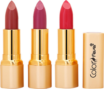 Color Fever Non Transfer Premium Soft Matte Lipstick Set of 3 ( Mauve Plum Neon Colors) 004(Multicolor, 12.6 g)
Color Fever Non Transfer Premium Soft Matte Lipstick Set of 3 ( Mauve Plum Neon Colors) 004(Multicolor, 12.6 g)