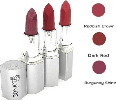 Bonjour Paris Neon Lipstick Combo 64 67 06(Multicolor,, 12 g)