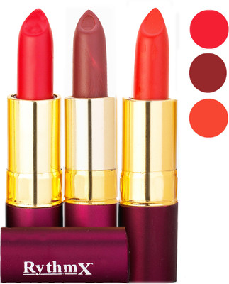 Rythmx Matte Lipstick Combo 413 421 433(Multicolor,)