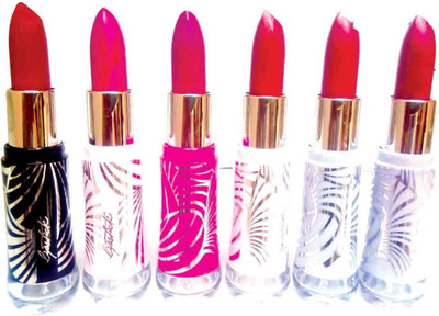Luzaine Lipstick Pack of 6JKL(Multicolor)
