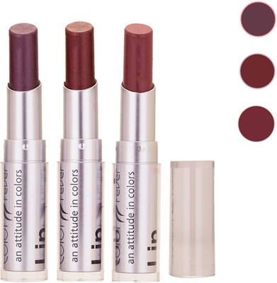 Color Fever New Delhi Girls Selected Color Lipstick 35(Plum, Brown, Brown, 9.6 g)