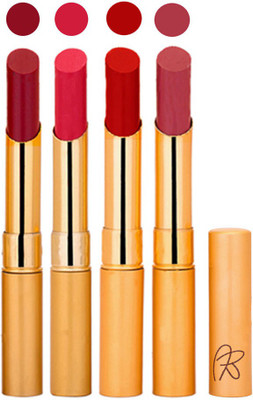 Rythmx Creamy Matte Long Lasing Premium Lipstick (Raddish Maroon, Pink, Valentino, And Plum Lip Colors)(Raddish Maroon, Pink, Valentino, Plum)
Rythmx Creamy Matte Long Lasing Premium Lipstick (Raddish Maroon, Pink, Valentino, And Plum Lip Colors)(Raddish Maroon, Pink, Valentino, Plum)