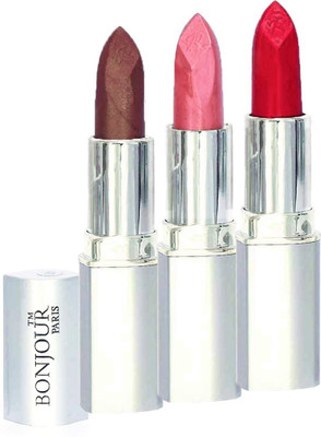 Bonjour Paris Professional 017 Coffee,Mauve,Neon Pink Lipstick(Coffee, Mauve, Neon Pink, 11.4 g)
Bonjour Paris Professional 017 Coffee,Mauve,Neon Pink Lipstick(Coffee, Mauve, Neon Pink, 11.4 g)