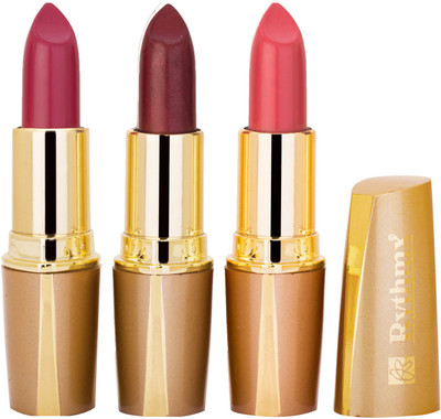 Rythmx Golden Lipstick Combo 1406201614(Multicolor,, 11.4 g)