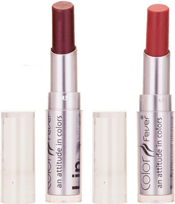Color Fever Creamy Matte Limited Offer77160063Brown, Peach Lipstick Set(Brown, Peach, 6.4 g)
Color Fever Creamy Matte Limited Offer77160063Brown, Peach Lipstick Set(Brown, Peach, 6.4 g)