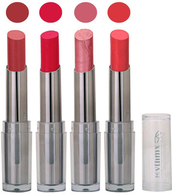 Rythmx Lipstick in Mauve,Pink,Shimmer Voilet,Neon Pack of 4(Multicolor)