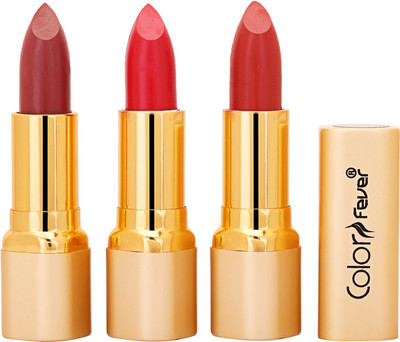 Color Fever Non Transfer Premium Soft Matte Lipstick Set of 3 ( Mauve Red Orange Colors) 080(Multicolor, 12.6 g)
Color Fever Non Transfer Premium Soft Matte Lipstick Set of 3 ( Mauve Red Orange Colors) 080(Multicolor, 12.6 g)