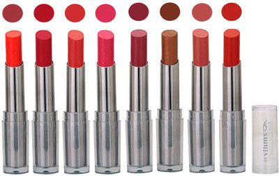 Rythmx Rich Shades Smooth Matte Lipstick (Pack of 8) 557(Orange)