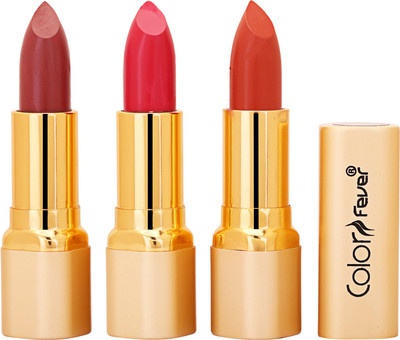 Color Fever Non Transfer Premium Soft Matte Lipstick Set of 3 ( Mauve Neon Brick Orange Colors) 053(Multicolor, 12.6 g)
Color Fever Non Transfer Premium Soft Matte Lipstick Set of 3 ( Mauve Neon Brick Orange Colors) 053(Multicolor, 12.6 g)