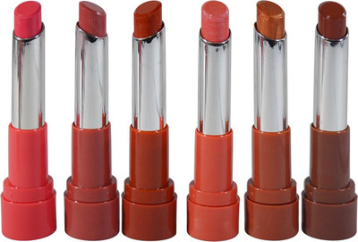ADS ADS Super Stay Fashion Lipstick Pack of 6(GOPHS-A3, 3 g)