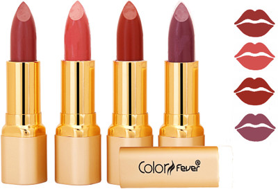 Color Fever Exclusive Long Lasting Intense Wear Matte Lipstick (Multicolor) 94(Mauve, Peach, Dry Orange, Plum, 16.8 g) 
Color Fever Exclusive Long Lasting Intense Wear Matte Lipstick (Multicolor) 94(Mauve, Peach, Dry Orange, Plum, 16.8 g)