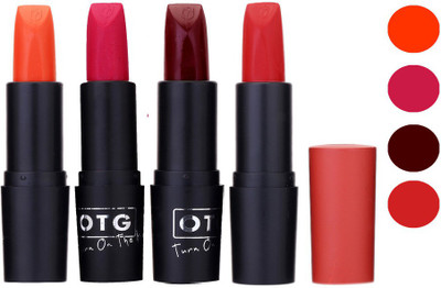 OTG 9 to 5 Lipstick Set Pack Of 4(shade - 0005)