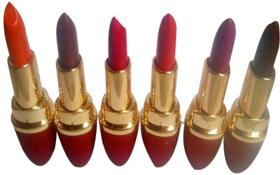 Neckline Beautiful Long Lasting Lipstick Set of 6bh(Multicolor)