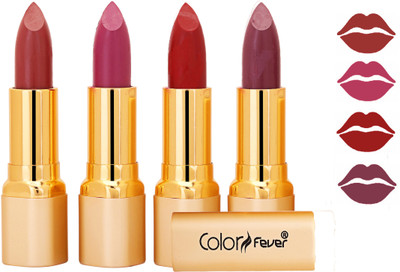 Color Fever Exclusive Long Lasting Intense Wear Matte Lipstick (Multicolor) 44(Mauve, Plum, Red, Plum, 16.8 g)
Color Fever Exclusive Long Lasting Intense Wear Matte Lipstick (Multicolor) 44(Mauve, Plum, Red, Plum, 16.8 g)