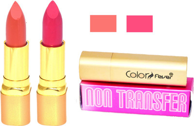 Color Fever Lipstick Peach Set 167(Pink, Peach, 8.4 g)