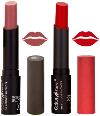 Color Fever Purple Creamy Matte Lipstick-05-18(Chocolate, Red, 7 g)