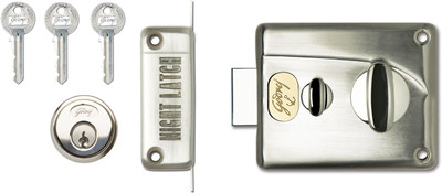 Godrej Premium Night 1ck Lock(Silver)