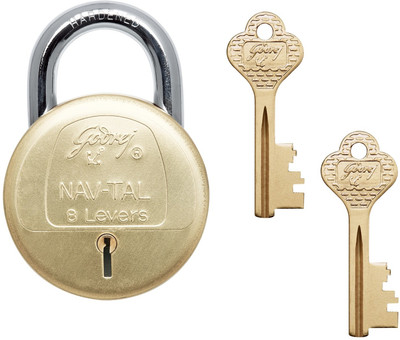Godrej Navtal 8 Lever Lock(Gold)