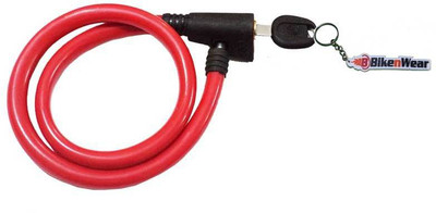ERCO Multi-Purpose Spiral Red Cable Lock(Red)