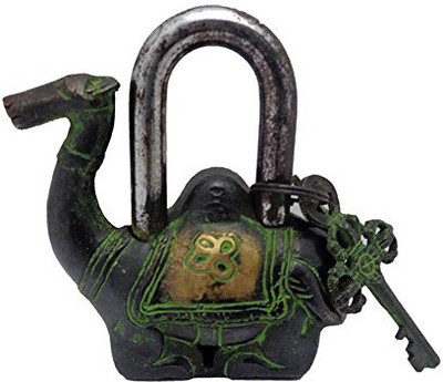 Aakrati Camel shape Antique Green look Functional metal Padlock(Multicolor)
Aakrati Camel shape Antique Green look Functional metal Padlock(Multicolor)