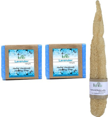 Ishita International Loofah(Pack of 3), Beige