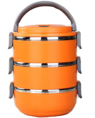 Ez-life 3-Tier Insulated Stainless Steel with Vaccum Seal 3 Containers Lunch Box(2200 ml), Multicolor
Ez-life 3-Tier Insulated Stainless Steel with Vaccum Seal 3 Containers Lunch Box(2200 ml), Multicolor