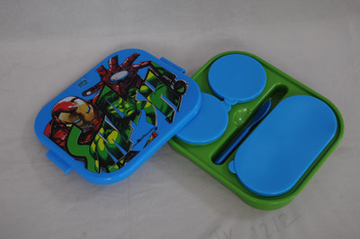 Marvel HMWWLB73159-AV 2 Containers Lunch Box(750 ml), Blue