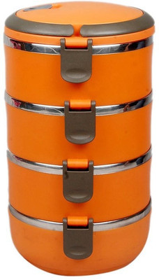 Hengli DARSH4L 4 Containers Lunch Box(2800 ml), Orange