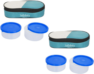 Sellebrity Combo Green 4 Containers Lunch Box(800 ml)