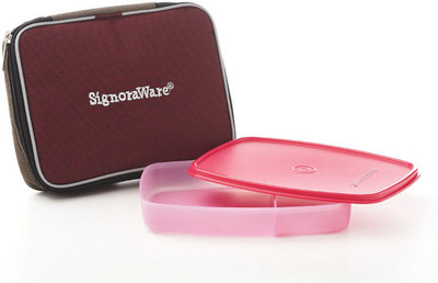 Signoraware 507 1 Containers Lunch Box(610 ml), Pink