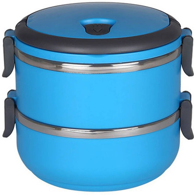 Ramco LBB224 2 Containers Lunch Box(1400 ml), Blue