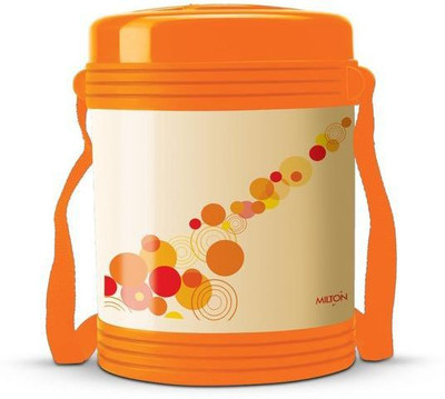 Milton VECTOR 4 4 Containers Lunch Box(300 ml), Yellow