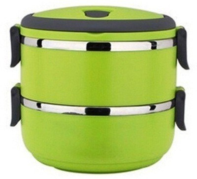 Arnavs Stainless Steel Double Layer 2 Containers Lunch Box 2 Containers Lunch Box 2 Containers Lunch Box(1200 ml), Green
Arnavs Stainless Steel Double Layer 2 Containers Lunch Box 2 Containers Lunch Box 2 Containers Lunch Box(1200 ml), Green