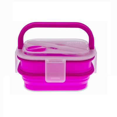 Smart Planet Ec-34ddcp 1 Containers Lunch Box, Pink
