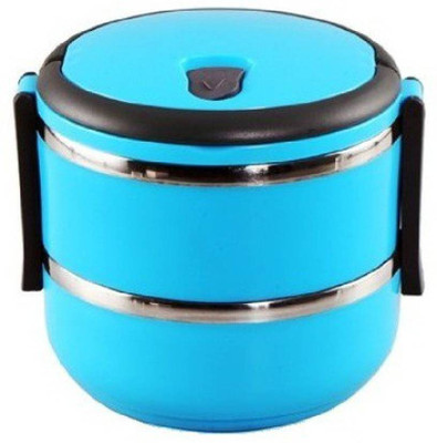MOG MOG Easy Lock Stainless Steel Double Layer 2 containers Lunch Box 2 Containers Lunch Box(1400 ml), Blue
MOG MOG Easy Lock Stainless Steel Double Layer 2 containers Lunch Box 2 Containers Lunch Box(1400 ml), Blue