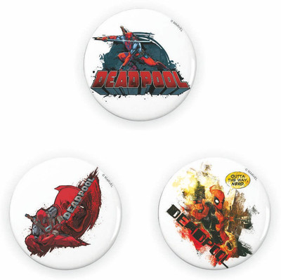 Marvel Deadpool Outta the way pack of 3 (Officially Licensed) Fridge Magnet Pack of 3(Multicolor)
Marvel Deadpool Outta the way pack of 3 (Officially Licensed) Fridge Magnet Pack of 3(Multicolor)