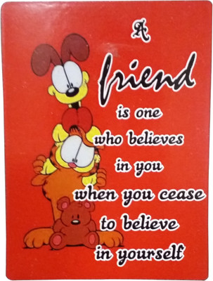 Fabionic A Friend is one who believes in you when you cease to Belive in Yourself Fridge Magnet Pack of 1
Fabionic A Friend is one who believes in you when you cease to Belive in Yourself Fridge Magnet Pack of 1