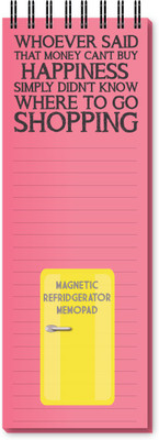 Nourish Regular Memo Pad(Magnetic Memo Pad, Peach)