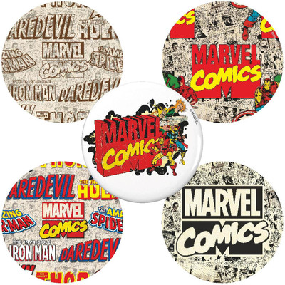 Marvel Comics logo pack of 5 (Officially Licensed) Fridge Magnet Pack of 5(Multicolor)
Marvel Comics logo pack of 5 (Officially Licensed) Fridge Magnet Pack of 5(Multicolor)