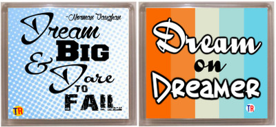 Thoughtroad Dream big Fridge Magnet Pack of 2
