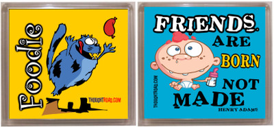 Thoughtroad Born foodie Fridge Magnet Pack of 2 
Thoughtroad Born foodie Fridge Magnet Pack of 2