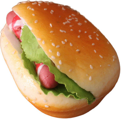 GeekGoodies Burger Hot dog Food Decorative Fridge Magnet Pack of 1