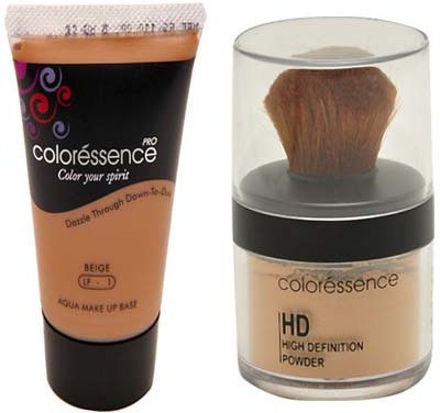 Coloressence Aqua Makeup Base Foundation (Beige Lf-1) And High Definition Face Powder (Beige Fp - 1)(Pack of 2)
Coloressence Aqua Makeup Base Foundation (Beige Lf-1) And High Definition Face Powder (Beige Fp - 1)(Pack of 2)